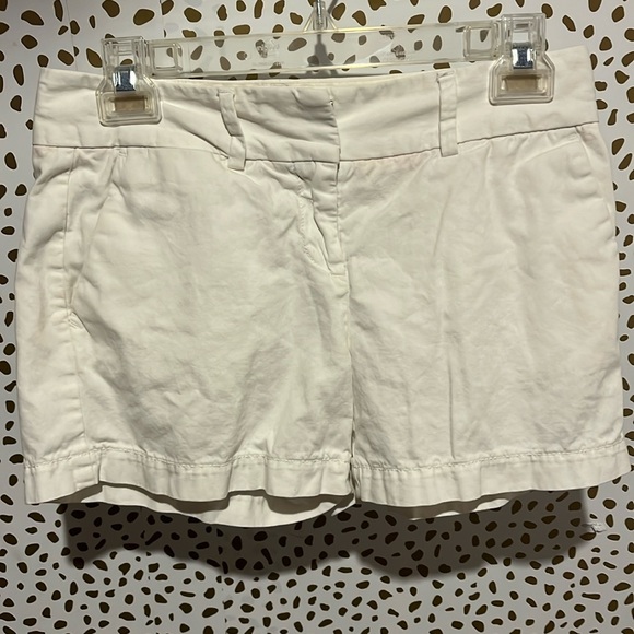 LOFT Pants - Ann Taylor loft white chino shorts